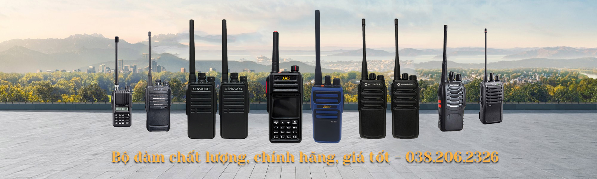 Bộ đàm chất lượng, chính hãng giá tốt