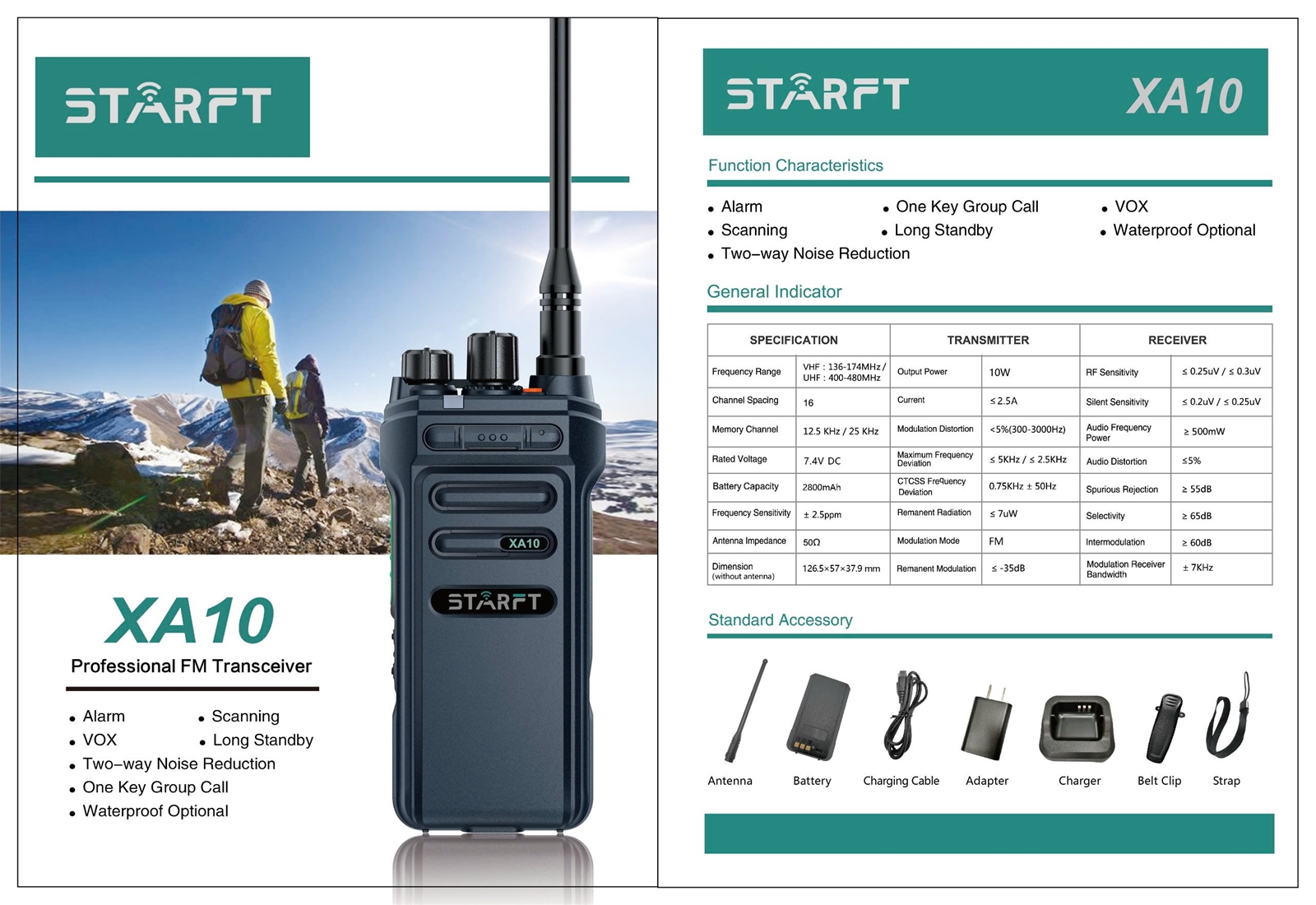 Bộ đàm STARFT XA10