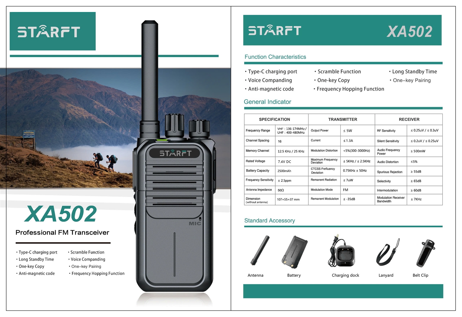Bộ đàm xtarft xa 502